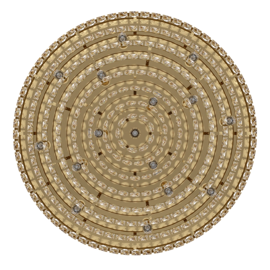 Eglo - Ceiling light 16xE14/40W/230V golden