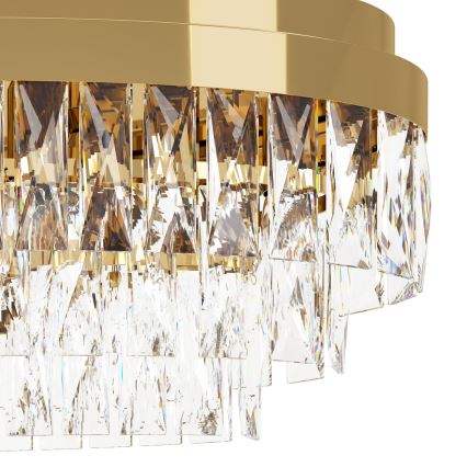 Eglo - Chandelier on a chain 10xE14/40W/230V golden