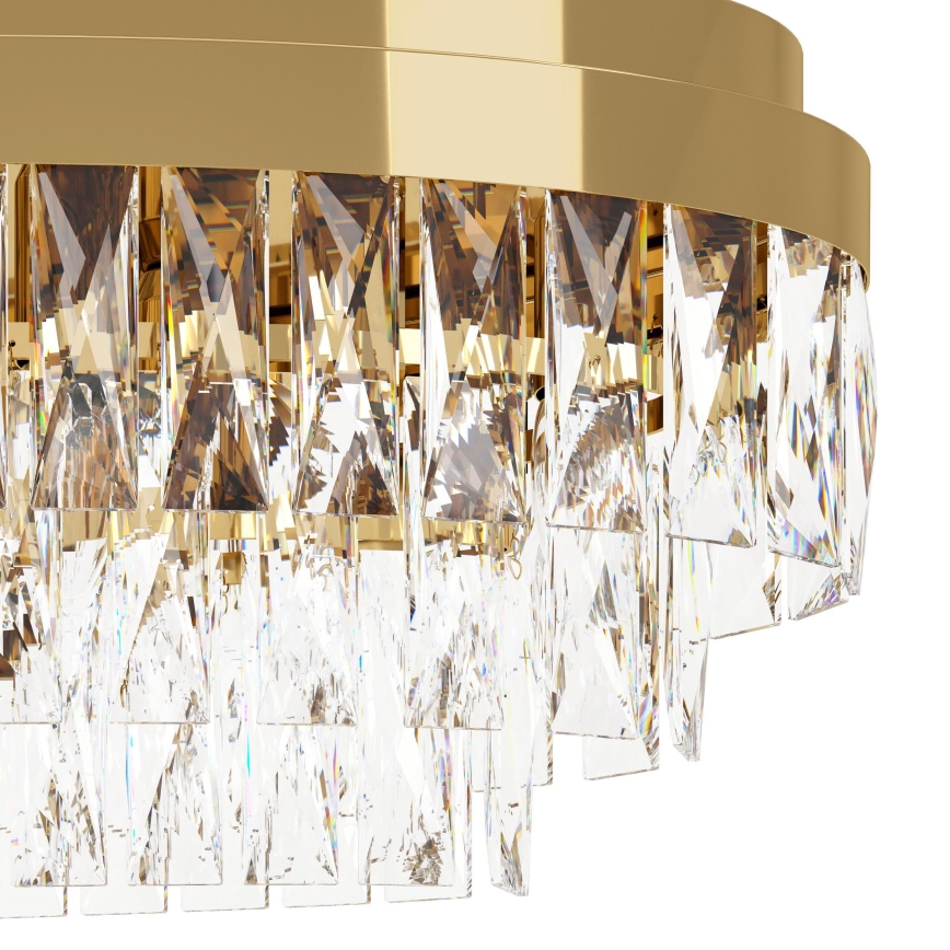 Eglo - Chandelier on a chain 10xE14/40W/230V golden