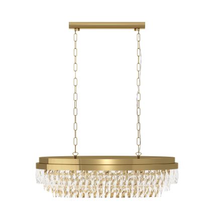 Eglo - Chandelier on a chain 10xE14/40W/230V golden