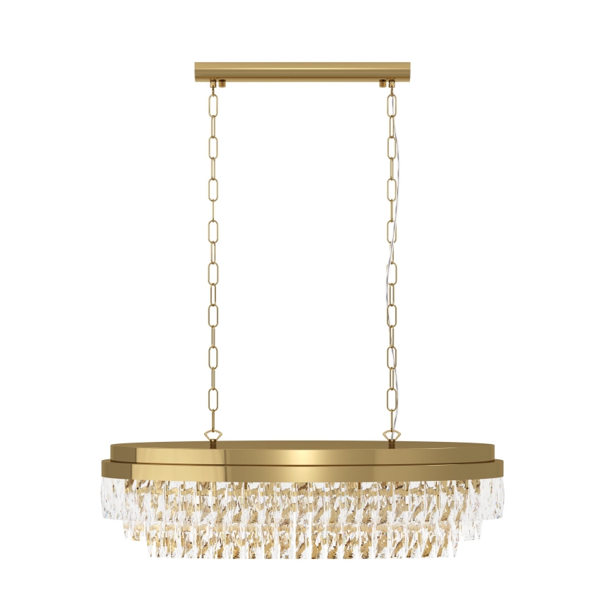 Eglo - Chandelier on a chain 10xE14/40W/230V golden