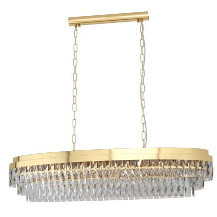Eglo - Chandelier on a chain 13xE14/40W/230V golden