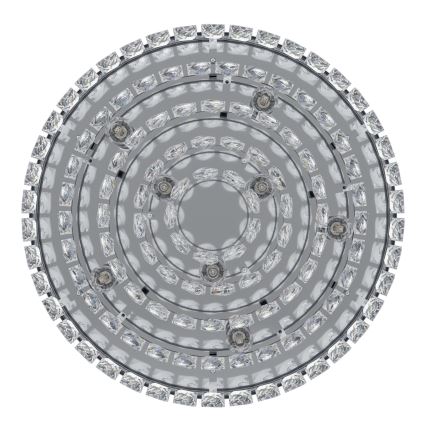 Eglo - Ceiling light 8xE14/40W/230V