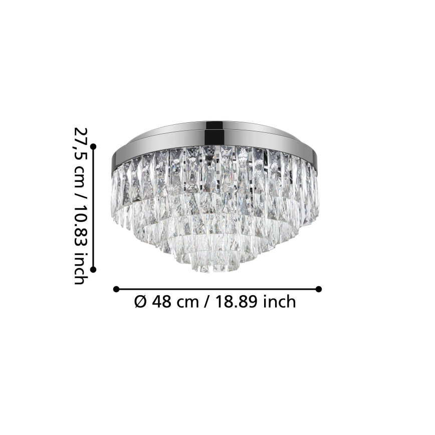 Eglo - Ceiling light 8xE14/40W/230V