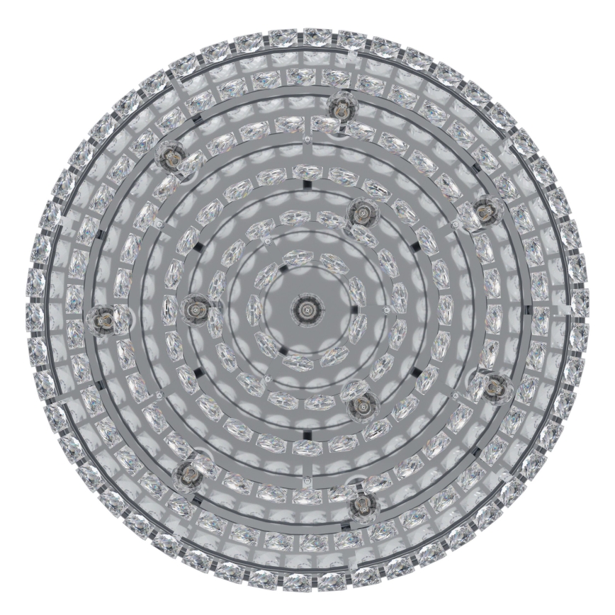 Eglo - Ceiling light 11xE14/40W/230V shiny chrome
