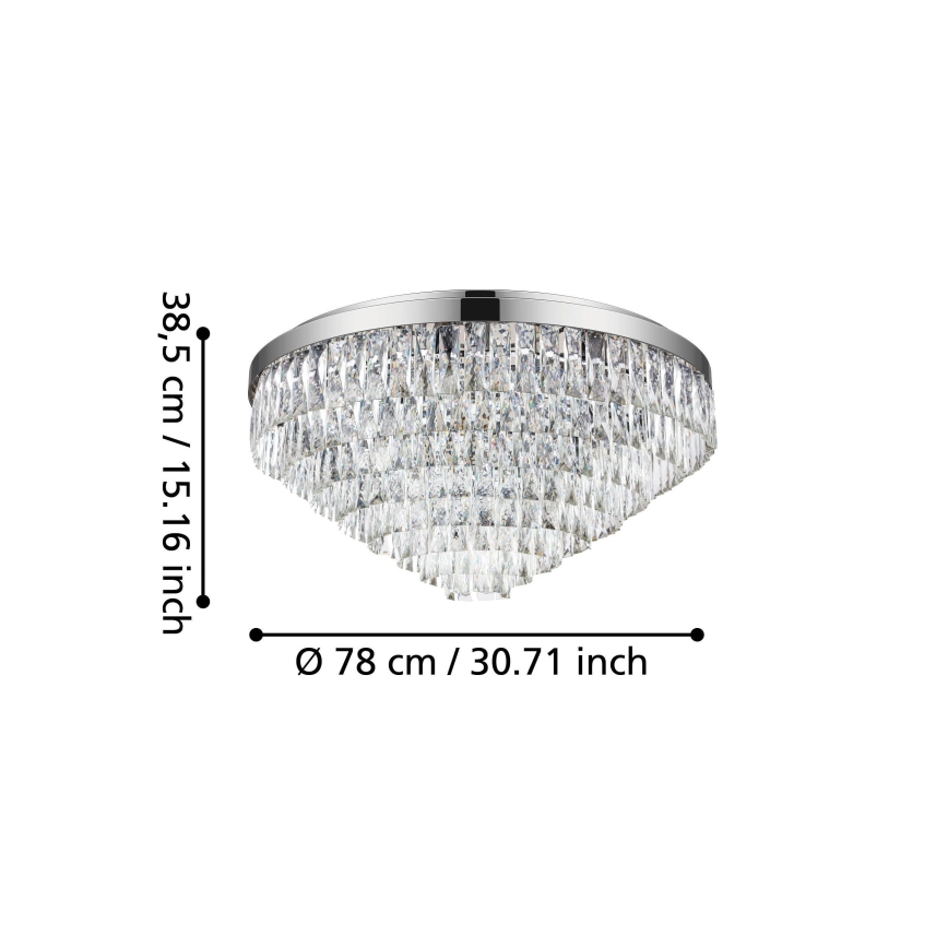 Eglo - Ceiling light 16xE14/40W/230V