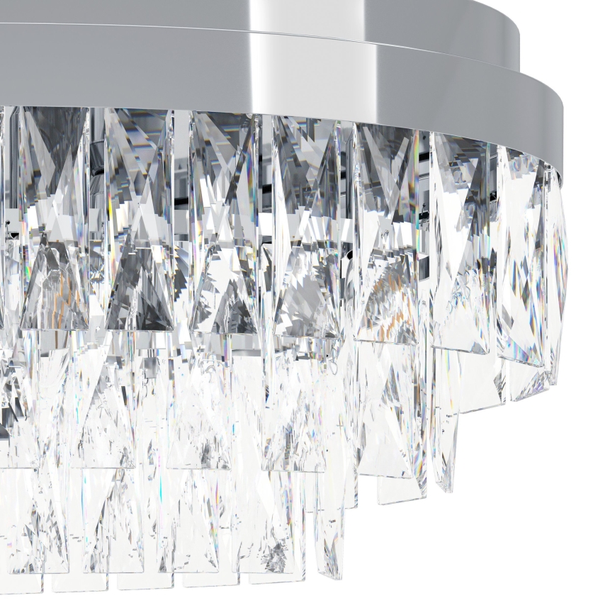 Eglo - Chandelier on a chain 10xE14/40W/230V shiny chrome