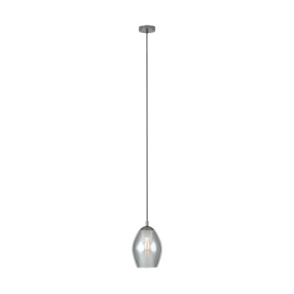 Eglo - Chandelier on a string 1xE27/60W/230V smoky