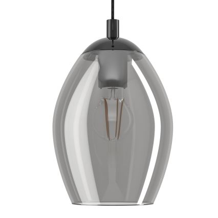 Eglo - Chandelier on a string 1xE27/60W/230V smoky