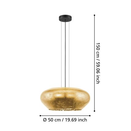 Eglo - Chandelier on a string 3xE27/20W/230V