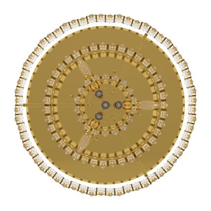 Eglo - Ceiling light 10xE14/25W/230V d. 63 cm