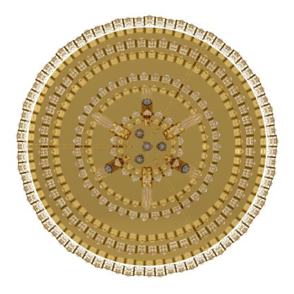 Eglo - Ceiling light 10xE14/25W/230V d. 78 cm