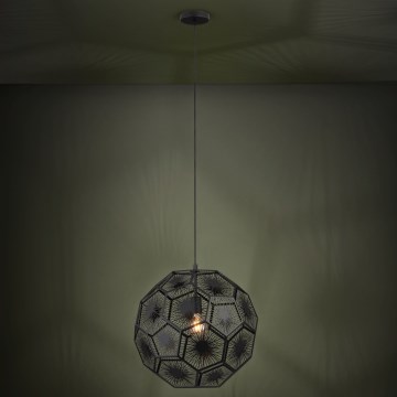 Eglo 39619 - Chandelier on a string 1xE27/60W/230V d. 50 cm black
