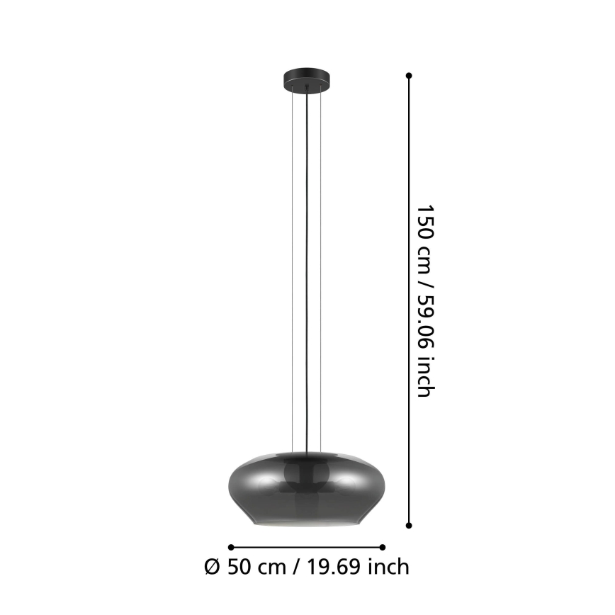 Eglo - Chandelier on a string 3xE27/20W/230V
