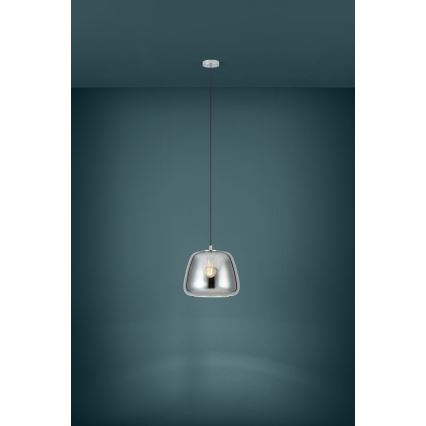Eglo - Chandelier on a string 1xE27/40W/230V d. 35 cm smoky