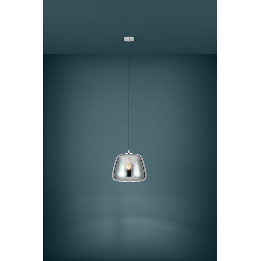 Eglo - Chandelier on a string 1xE27/40W/230V d. 35 cm smoky