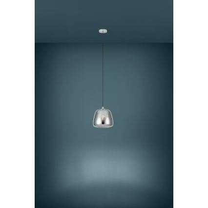 Eglo - Chandelier on a string 1xE27/40W/230V d. 26 cm smoky