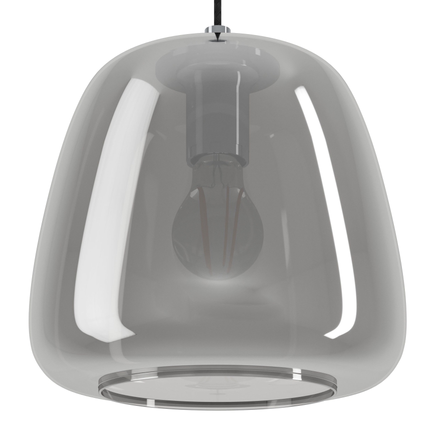 Eglo - Chandelier on a string 3xE27/40W/230V smoky