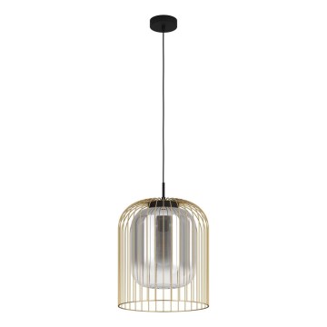 Eglo 39695 - CAMINATA cable pendant light 1xE27/40W/230V black/gold