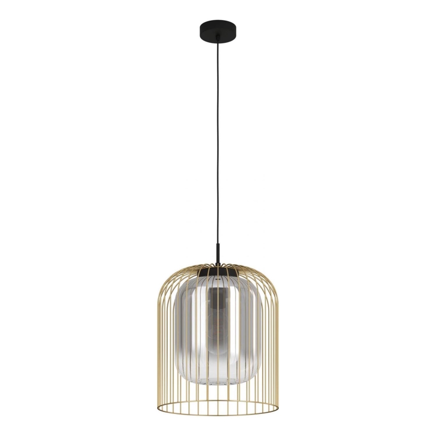 Eglo 39695 - CAMINATA cable pendant light 1xE27/40W/230V black/gold