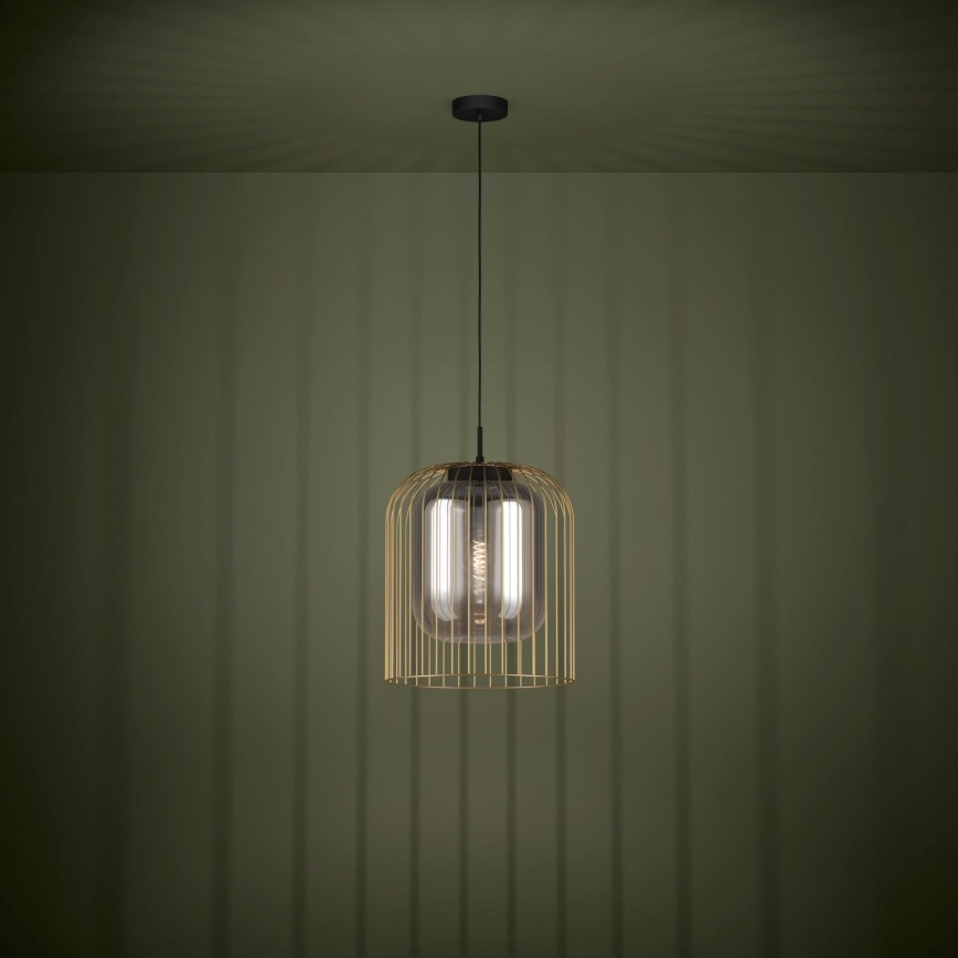 Eglo 39695 - CAMINATA cable pendant light 1xE27/40W/230V black/gold