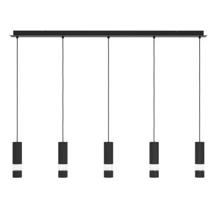 Eglo - LED Chandelier on a string 5xGU10/4,6W/230V black