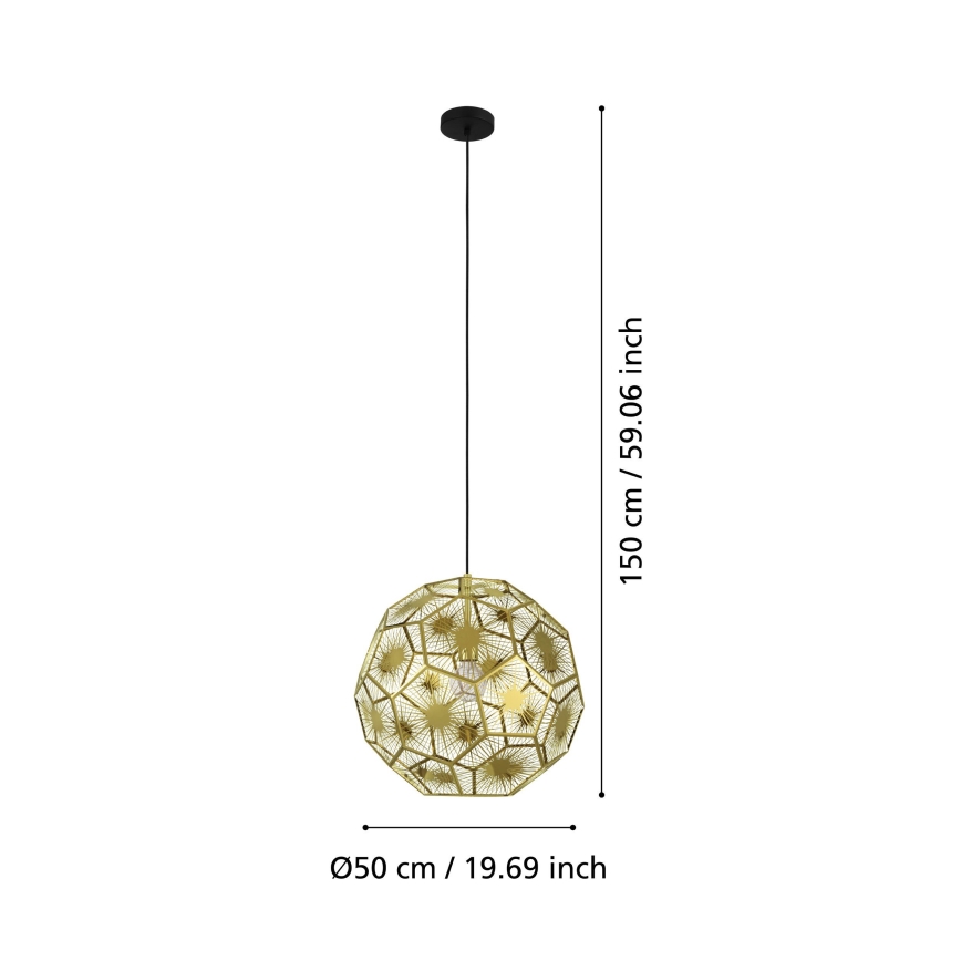 Eglo - Chandelier on a string 1xE27/60W/230V d. 50 cm