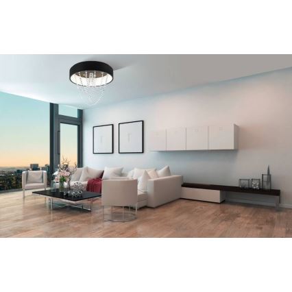 Eglo - LED Dimmable ceiling light LED/34W/230V + 6xLED/5,4W + remote control
