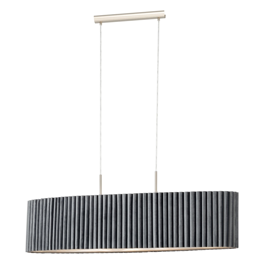 Eglo - Chandelier on a string 2xE27/40W/230V grey