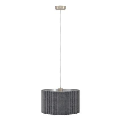 Eglo - Chandelier on a string 2xE27/40W/230V grey