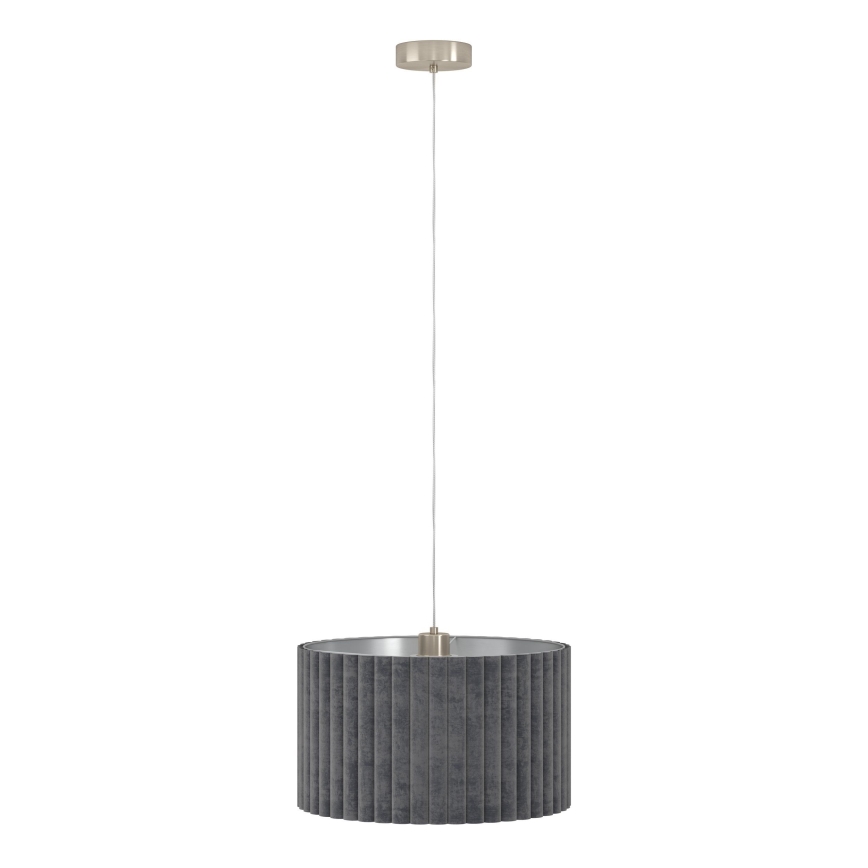 Eglo - Chandelier on a string 2xE27/40W/230V grey