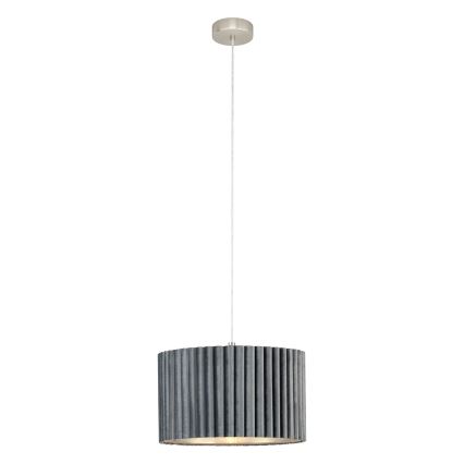 Eglo - Chandelier on a string 1xE27/40W/230V grey