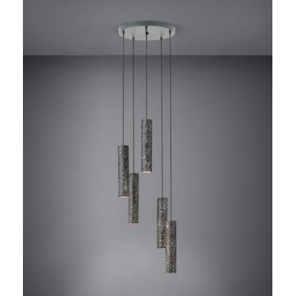 Eglo - LED Chandelier on a string 5xGU10/4,5W/230V