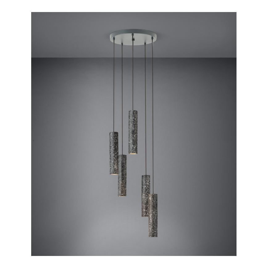 Eglo - LED Chandelier on a string 5xGU10/4,5W/230V