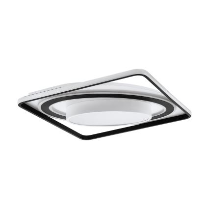 Eglo - LED Dimmable ceiling light LED/21,5W/230V + LED/10,5W + LED/3W 3000-6500K black + remote control