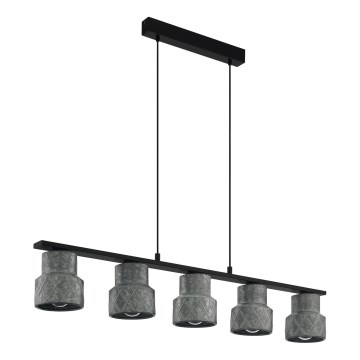 Eglo 39855 - HILCOTT cable pendant 5xE27/40W/230V