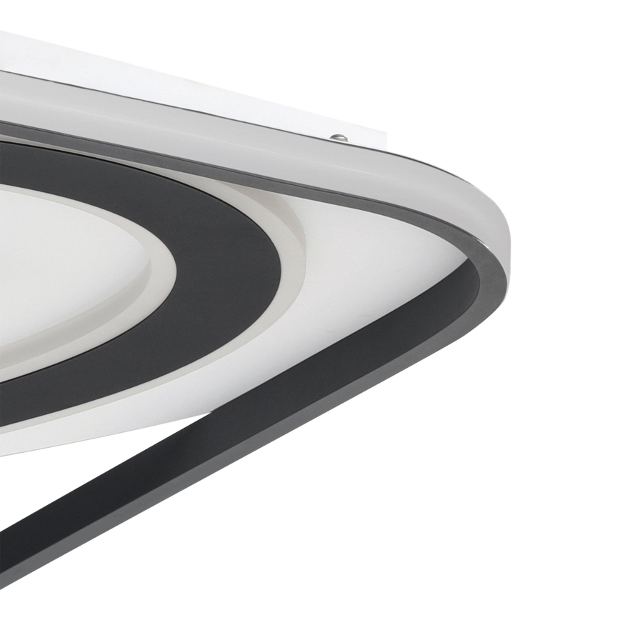 Eglo - LED Dimmable ceiling light LED/28W/230V+LED/13W+ LED/2,8W 3000-6500K black + remote control