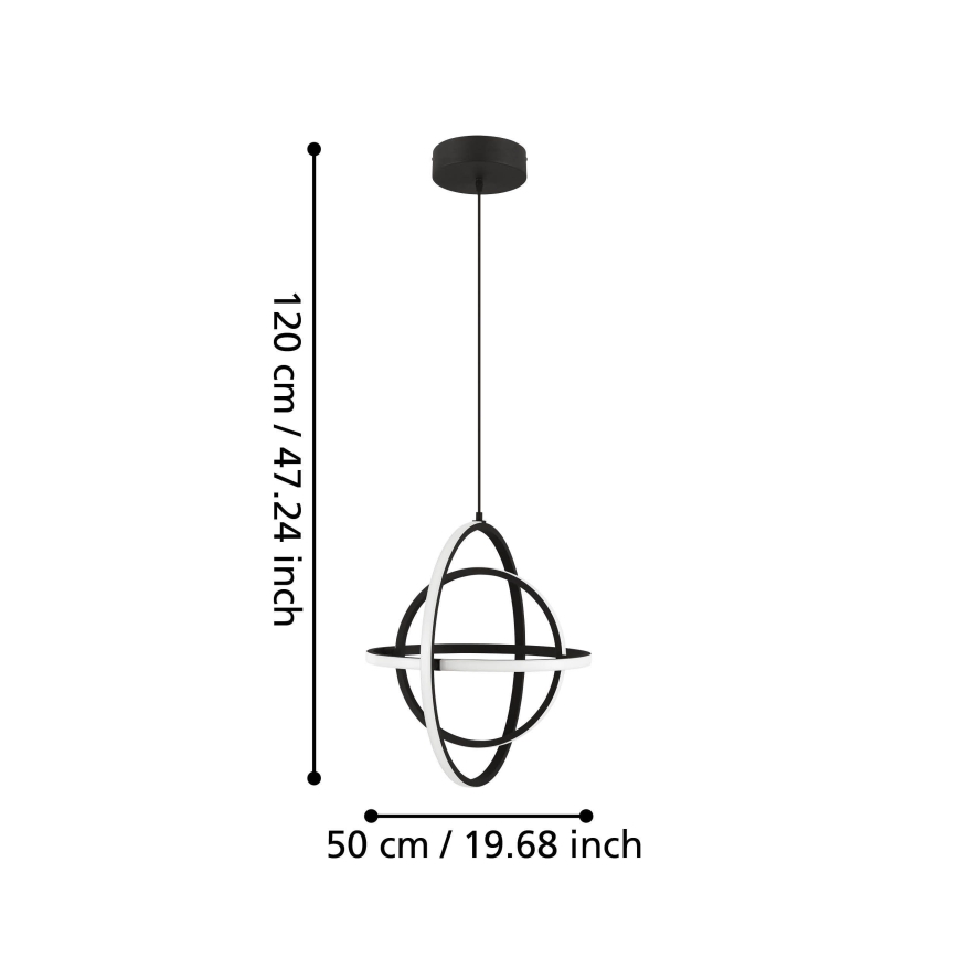 Eglo - LED Chandelier on a string LED/38W/230V