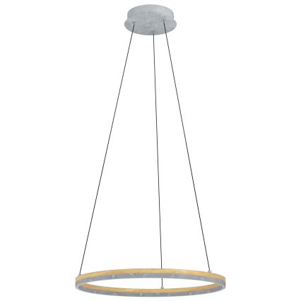 Eglo - LED Dimmable chandelier on a string LED/36W/230V 3000K grey/oak
