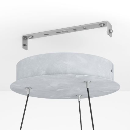 Eglo - LED Dimmable chandelier on a string LED/36W/230V 3000K grey/oak