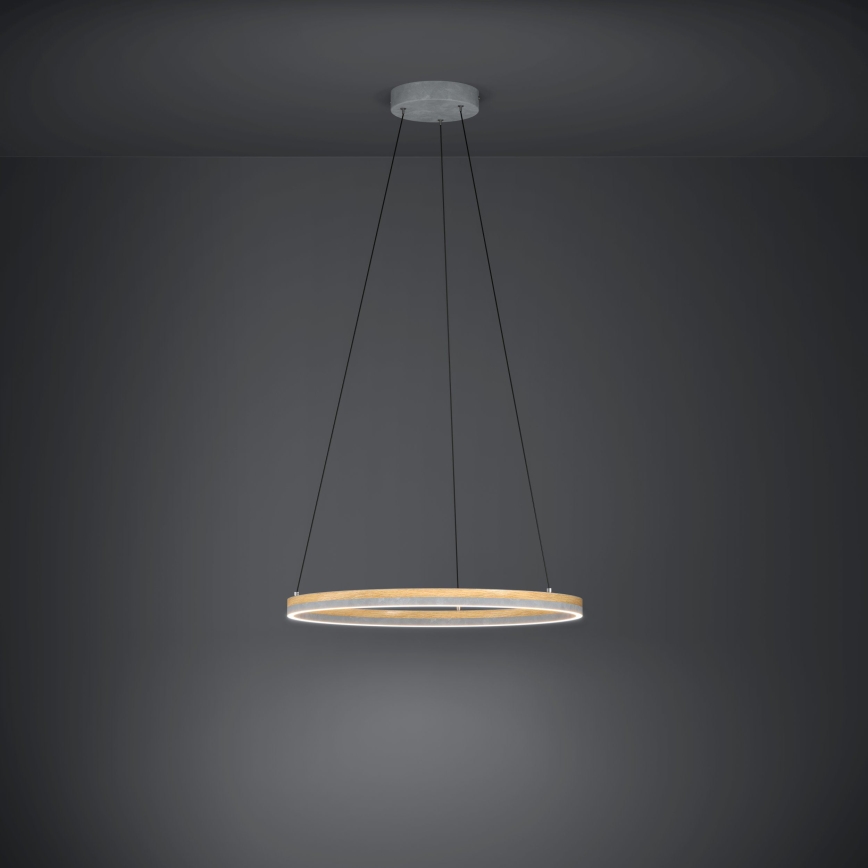 Eglo - LED Dimmable chandelier on a string LED/36W/230V 3000K grey/oak