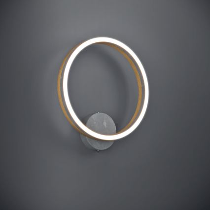 Eglo - LED Wall light LED/12W/230V 3000K grey/oak