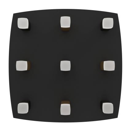 Eglo - LED Dimmable ceiling light 9xLED/3,1W/230V 3000K anthracite/gold