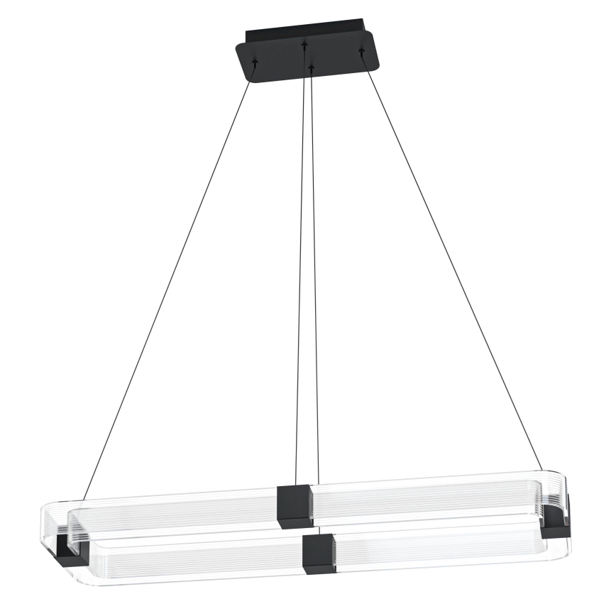 Eglo - LED Dimmable chandelier on a string LED/39,2W/230V 3000K black