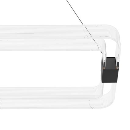 Eglo - LED Dimmable chandelier on a string LED/39,2W/230V 3000K black