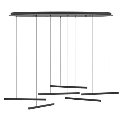 Eglo - LED Dimmable chandelier on a string 6xLED/8,4W/230V 3000K black