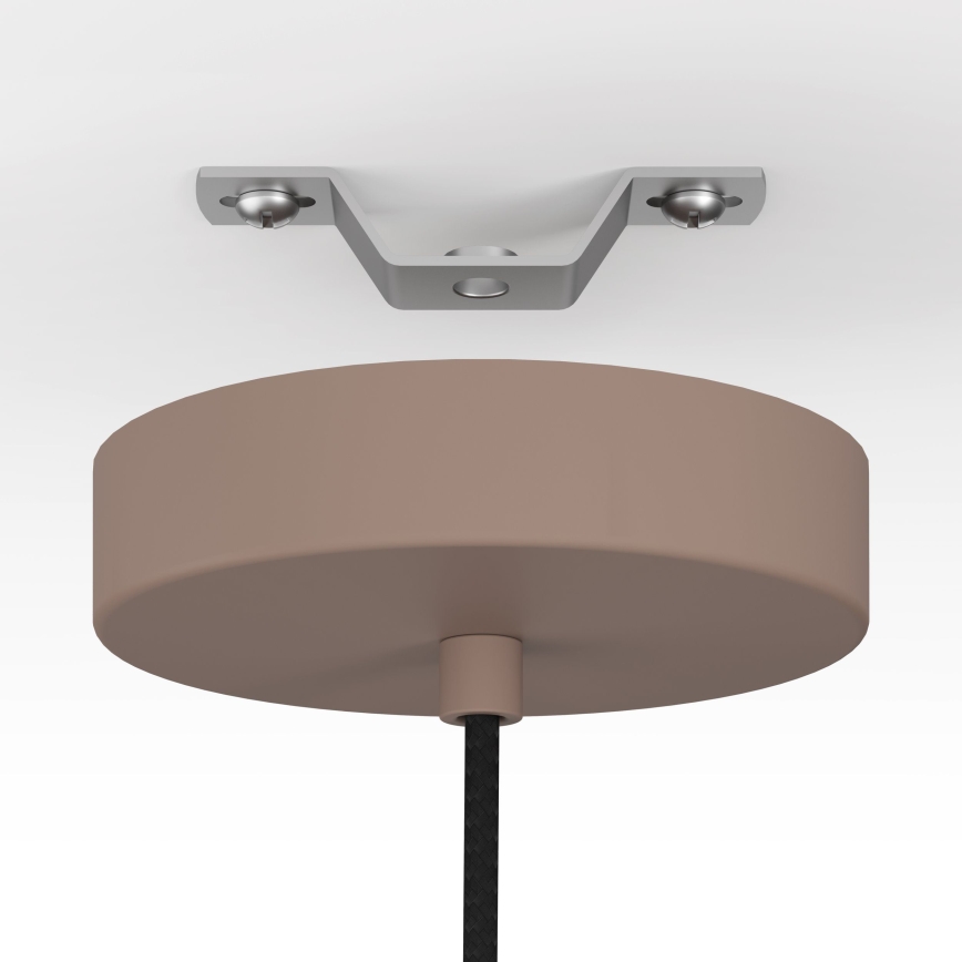 Eglo - Chandelier on a string 1xE27/40W/230V brown