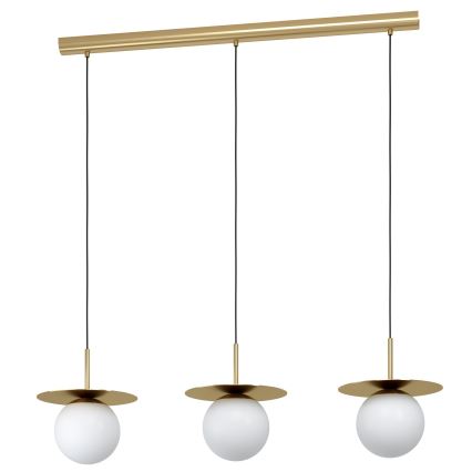 Eglo - Chandelier on a string 3xE27/40W/230V gold