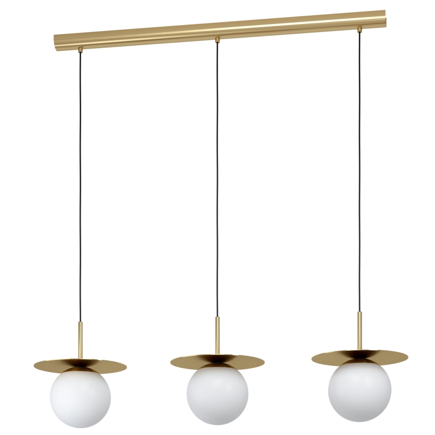 Eglo - Chandelier on a string 3xE27/40W/230V gold