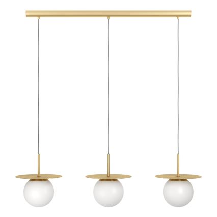 Eglo - Chandelier on a string 3xE27/40W/230V gold